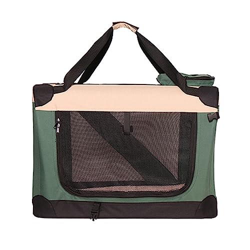 Katzengehege for Draußen Hergestellt aus Stahlrohr + Oxford-Stoff + Polyester-Netzmaterial Zusammenklappbar Verschleißfest und Kratzfest für Mittelgroße Katzen ( Color : Beige+dark green , Size : 72*5 Katzengehege for Draußen Hergestellt aus Stahlrohr + Oxford-Stoff + Polyester-Netzmaterial Zusammenklappbar Verschleißfest und Kratzfest für Mittelgroße Katzen ( Color : Beige+dark green , Size : 72*5 von Generic