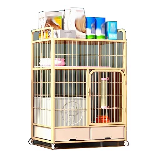 Katzengehege für Katzen Draußen mit Um 360° Drehbaren Rädern, Unteres Kaschmirkissen,Mehrgeschossige Aufstockung Ultrabreite Plattform Geeignet für Katzen, Hunde, Kaninchen (Color : Yellow, Size : 8 Katzengehege für Katzen Draußen mit Um 360° Drehbaren Rädern, Unteres Kaschmirkissen,Mehrgeschossige Aufstockung Ultrabreite Plattform Geeignet für Katzen, Hunde, Kaninchen (Color : Yellow, Size : 8 von Generic
