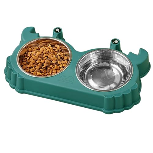 Katzengerichte für Nahrung und Wasser, Edelstahl Kratzform Kätzchen Futternapf Abnehmbar, rutschfeste Katzenschale, Anti-Tipp Haustierbedarf, Bunte Katzentoilette für Lebensmittel, Wasser, Ernährung Katzengerichte für Nahrung und Wasser, Edelstahl Kratzform Kätzchen Futternapf Abnehmbar, rutschfeste Katzenschale, Anti-Tipp Haustierbedarf, Bunte Katzentoilette für Lebensmittel, Wasser, Ernährung von Generic