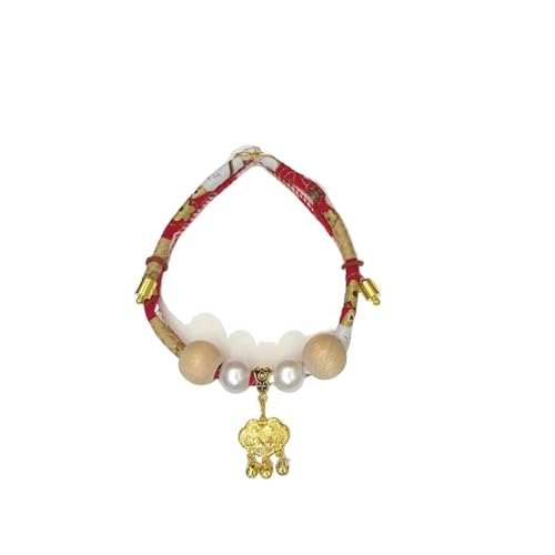 Katzenhalsband mit langanhaltendem Verschluss, verstellbar, Mückenschutz, für süße Kätzchen (Bright Gold, S) von Generic