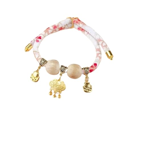 Katzenhalsband mit langlebigem Verschluss, verstellbar, gegen Mücken, für süße Kätzchen (Pink, XS) von Generic