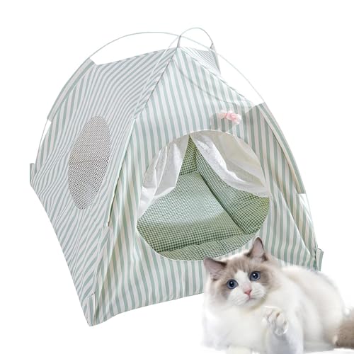 Katzenhaus für Katzen, tragbar, halbgeschlossen, bequem, abnehmbar, waschbar, für Mäuse, Hamster Katzenhaus für Katzen, tragbar, halbgeschlossen, bequem, abnehmbar, waschbar, für Mäuse, Hamster von Generic