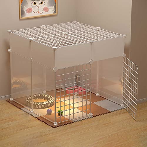 Katzenkäfig für den Innenbereich, Katzenkäfige für den Innenbereich – Katzenbox, Katzenhaus, Hundekäfige für kleine Hunde, für den Innenbereich, abnehmbar – für 1–3 Katzen (Größe: von Generic