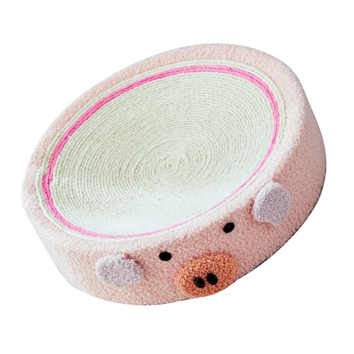 Katzenkratzbett, Lustiger Möbelschutz, Sisal, Katzenkratznest, Bequem für Zuhause (Schwein) von Generic