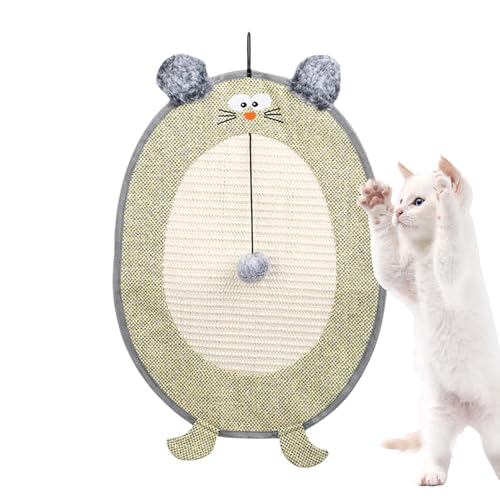 Katzenkratzbrett | Teppich Kratzmatte Für Katzen - Anti-Kratz Interaktives Hängbares Niedliches Spielzeug Für Kätzchen Zu Hause Für Boden Couch Sofa Spiel von Generic