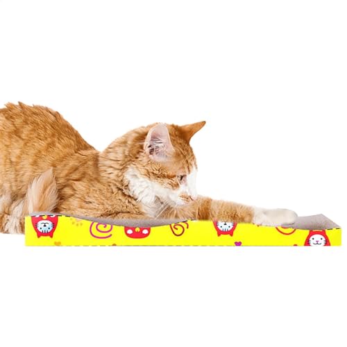 Katzenkratzbrett aus Pappe, Wellpappe-Katzenkratzer | Katzen-Kratz-Pappunterlage,Verschleißfestes Katzenkratz-Lounge-Bettspielzeug für Hauskatzen und kleine spielende und schlafende Kätzchen Katzenkratzbrett aus Pappe, Wellpappe-Katzenkratzer | Katzen-Kratz-Pappunterlage,Verschleißfestes Katzenkratz-Lounge-Bettspielzeug für Hauskatzen und kleine spielende und schlafende Kätzchen von Generic