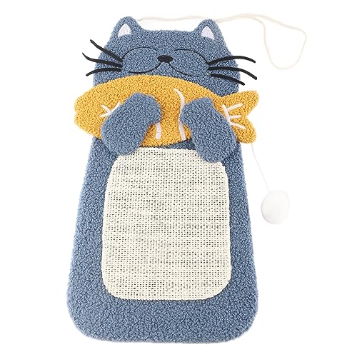 Katzenkratzer, Sichere Sisal Stall Cat Scratch Pad Reduzieren Langeweile Klassenschleife für Katzenzubehör (Wandmontiertes Modell) von Generic