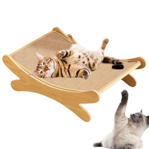 Katzenkratzer - Multifunktionales Bettnest, robuste Kartonoberfläche | Belüftete Lounge -Stationssystem, Tragenresistente PET -Ruhestall, Innen -Outdoor -Möbelelement -Setup von Generic