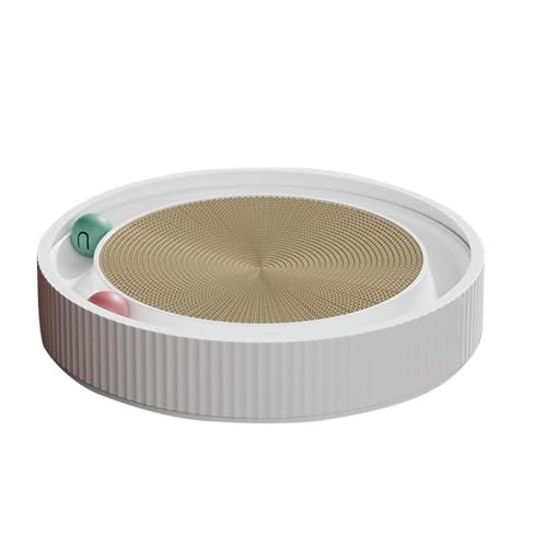 Katzenkratzpad, Katzenkratzpad mit interaktiven Bällen, zuverlässiger Haustierbedarf Scratch & Spin, Katzenspielzeug Ballbahn für Möbelschutz, unterstützt Haustierverhalten, Haustierbedarf Katzenkratzpad, Katzenkratzpad mit interaktiven Bällen, zuverlässiger Haustierbedarf Scratch & Spin, Katzenspielzeug Ballbahn für Möbelschutz, unterstützt Haustierverhalten, Haustierbedarf von Generic