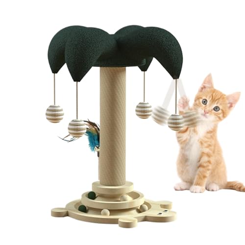 Katzenkratzpfosten | Sisal Cat Krabben Spielzeugbaum | Mit Sisal Ball Zubehör für Haustiere für Kätzchen Unterhaltung für Wohnungen von Generic