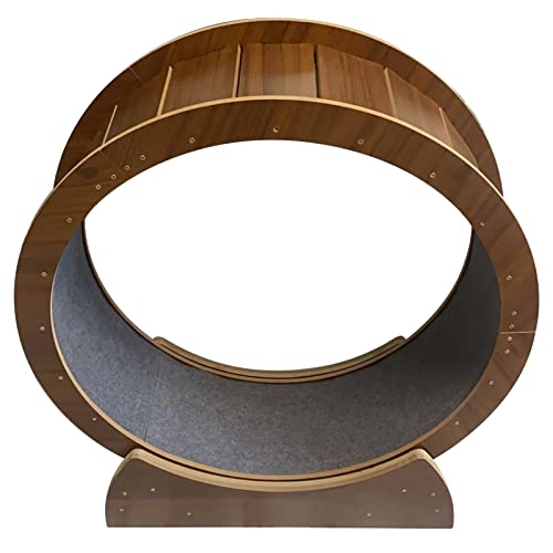 Katzenlaufrad Hochleistungs-Katzenübungsrad Laufband, braunes Katzenlaufrad für Hauskatzen, kleines/mittleres/großes Katzenriesenrad, Haustierkatzenspielzeug mit Montage (Größe: 110 cm/43,3 Katzenlaufrad Hochleistungs-Katzenübungsrad Laufband, braunes Katzenlaufrad für Hauskatzen, kleines/mittleres/großes Katzenriesenrad, Haustierkatzenspielzeug mit Montage (Größe: 110 cm/43,3 von Generic