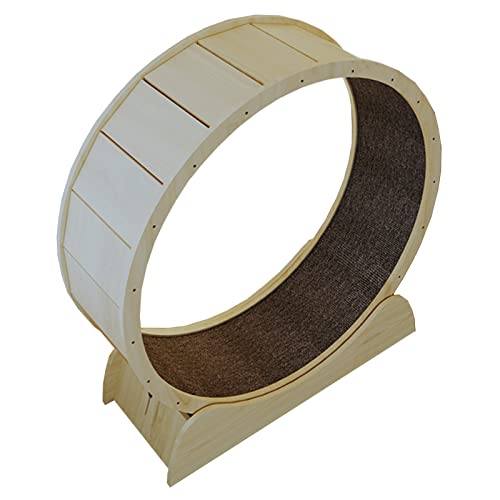 Katzenlaufrad für den Innenbereich, Katzenlaufrad, kleine Lücke, Retro-Katzenlaufband/Katzenlaufrad aus Holz, leise, Katzensportspielzeug, reibungsloser Lauf, einfache Montage (Größe: S-Inne Katzenlaufrad für den Innenbereich, Katzenlaufrad, kleine Lücke, Retro-Katzenlaufband/Katzenlaufrad aus Holz, leise, Katzensportspielzeug, reibungsloser Lauf, einfache Montage (Größe: S-Inne von Generic