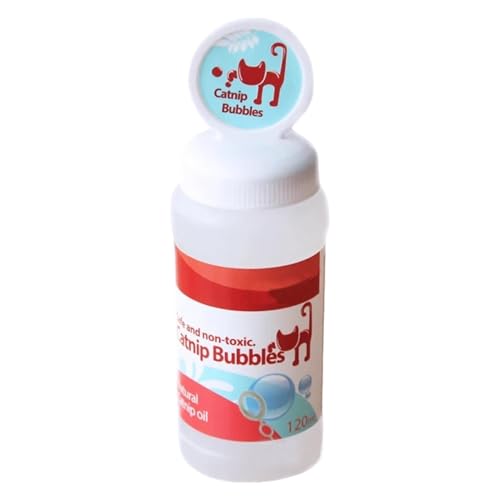 Katzenminze-Spielblasen – Natürliche Katzenminze-Blasenflüssigkeit, duftende Blasenlösung | Katzenminze-Blasenmacher mit großer Kapazität, großvolumige Katzenminze-Blasenflüssigkeit, ungiftiger Seifen Katzenminze-Spielblasen – Natürliche Katzenminze-Blasenflüssigkeit, duftende Blasenlösung | Katzenminze-Blasenmacher mit großer Kapazität, großvolumige Katzenminze-Blasenflüssigkeit, ungiftiger Seifen von Generic