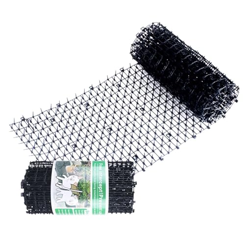 Katzennetz, breit und lang, haustiersicher, Barriere für den Außenbereich, robuster Katzenzaun für Garten, Hof, Balkon (Black, 43X28CM) von Generic