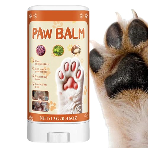 Katzenpfotenbalsam für trockene Pfoten,Pfotenbalsam für Hunde, 13g rissiger Hundepfotenbalsam, Katzenpfotenschutz-Feuchtigkeitssalbe für trockene Füße bei Katzen und mittelgroßen Hunden Katzenpfotenbalsam für trockene Pfoten,Pfotenbalsam für Hunde, 13g rissiger Hundepfotenbalsam, Katzenpfotenschutz-Feuchtigkeitssalbe für trockene Füße bei Katzen und mittelgroßen Hunden von Generic