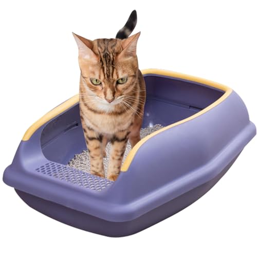 Katzenratschachtel mit Deckel - geschlossene Müllpfanne, Geruchskontrollsystem | Bedeckte Katzen-Toilette, spritzsicheres Design, einfache Reinigungsfach, Privatsphäre Kapuzenkiste, große Kapazität fü Katzenratschachtel mit Deckel - geschlossene Müllpfanne, Geruchskontrollsystem | Bedeckte Katzen-Toilette, spritzsicheres Design, einfache Reinigungsfach, Privatsphäre Kapuzenkiste, große Kapazität fü von Generic