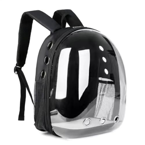 Katzenrucksack, transparent, für Kätzchen, Welpen, Katzen-Tragetasche, atmungsaktiver Komfort-Katzen-Rucksack für Outdoor, Katzen und kleine Hunde Katzenrucksack, transparent, für Kätzchen, Welpen, Katzen-Tragetasche, atmungsaktiver Komfort-Katzen-Rucksack für Outdoor, Katzen und kleine Hunde von Generic