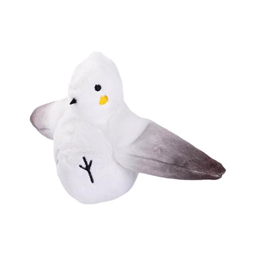 Katzenspielzeug Vogel, Interaktives Katzenspielzeug Echte Flattern, Katzenspielzeug Selbstbeschäftigung,Flapping Bird Cat Toy Katzenminze Spielzeug Katzenspielzeug Vogel Katze (Weiß) von Generic