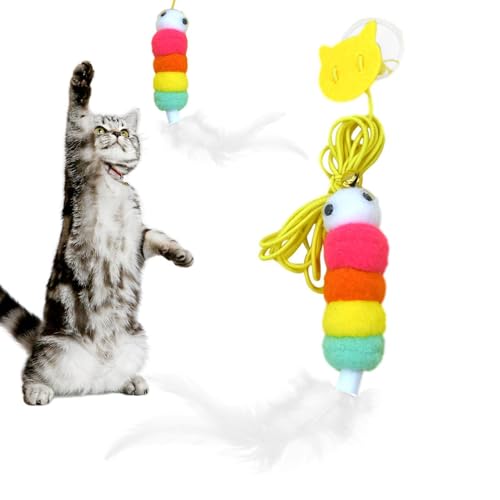 Katzenspielzeug mit Federn, lustiger , interaktives Spiel für Haustiere, Katzen, Hamster, Chinchillas und Kavies, Spaß zu Hause, Parks, Strände oder Seeufer Katzenspielzeug mit Federn, lustiger , interaktives Spiel für Haustiere, Katzen, Hamster, Chinchillas und Kavies, Spaß zu Hause, Parks, Strände oder Seeufer von Generic
