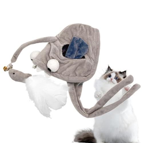 Katzenspielzeug mit Kopf, Spielzeug mit Federn für Katzen, interaktives Spielzeug für Katzen, mit Federn, interaktiver Zauberstab für Katzen, tragbares Design Katzenspielzeug mit Kopf, Spielzeug mit Federn für Katzen, interaktives Spielzeug für Katzen, mit Federn, interaktiver Zauberstab für Katzen, tragbares Design von Generic