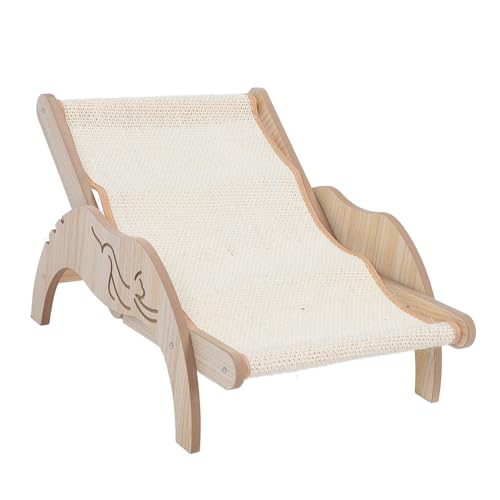 Katzenstuhl, Erhöhtes Katzenbett, Katzenhängematte, Rutschfestes Hundebett aus Holz, Katzenkratzer, Katzenliege, Faltbarer Katzenstrand, Geeignet für Kleine und Mittelgroße Katzenstuhl, Erhöhtes Katzenbett, Katzenhängematte, Rutschfestes Hundebett aus Holz, Katzenkratzer, Katzenliege, Faltbarer Katzenstrand, Geeignet für Kleine und Mittelgroße von Generic