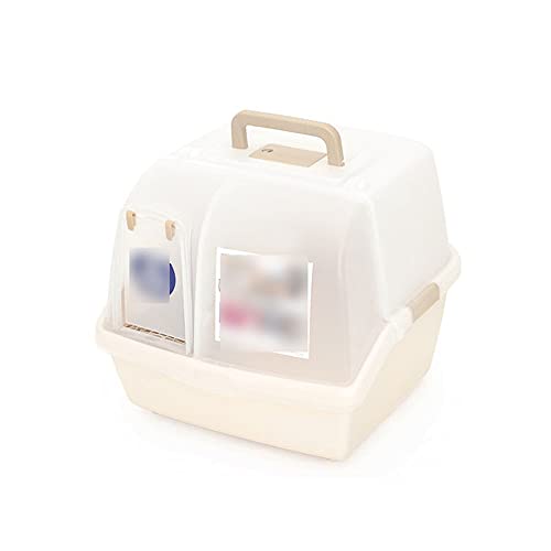 Katzentoilette Long Aisle Vollständig geschlossene Katzentoilette mit Griffen Katzentablett Spritzwassergeschützte und deodorierende Katzentoilette Leicht zu transportierende Haustiertoilette (Farbe: Katzentoilette Long Aisle Vollständig geschlossene Katzentoilette mit Griffen Katzentablett Spritzwassergeschützte und deodorierende Katzentoilette Leicht zu transportierende Haustiertoilette (Farbe: von Generic