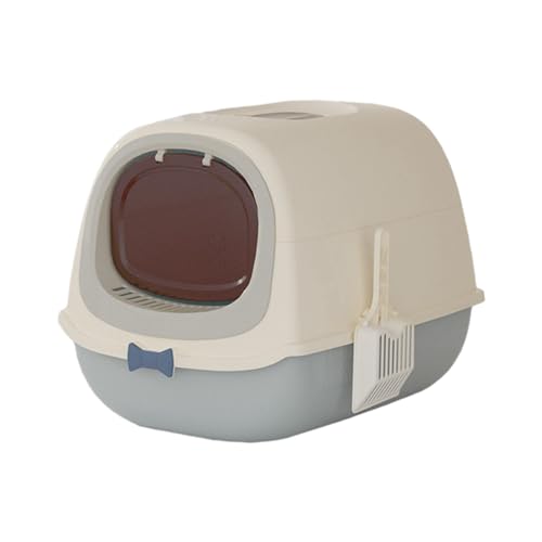 Katzentoilette Mit Haube, Katzentoilette Für Hauskatzen, Haustierzubehör, 54 X 40 X 40Cm, Katzentoilette Mit Haube, Geschlossene Katzentoilette, Grau Katzentoilette Mit Haube, Katzentoilette Für Hauskatzen, Haustierzubehör, 54 X 40 X 40Cm, Katzentoilette Mit Haube, Geschlossene Katzentoilette, Grau von Generic