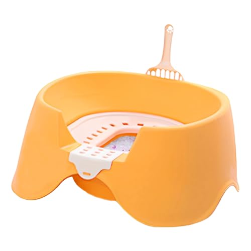 Katzentoilette Selbstreinigend | Katzentoiletten | Katzentoilette | Kätzchenstreu Pfanne | Hochseitige Open Top Poop Box | Haustierbedarf Für Kleine Wohnungskätzchen Schutz Großer Katzen Home Store Katzentoilette Selbstreinigend | Katzentoiletten | Katzentoilette | Kätzchenstreu Pfanne | Hochseitige Open Top Poop Box | Haustierbedarf Für Kleine Wohnungskätzchen Schutz Großer Katzen Home Store von Generic