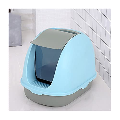 Katzentoilette Vollständig geschlossene Katzentoilette Spritzwassergeschützte große Katzentoilette Deodorant Katzenzubehör Katzentoilette mit Griff Design Haustiertoilette (Farbe : C) von Generic