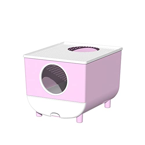 Katzentoilette Vollständig halb geschlossene Katzentoilette Schublade Katzentoilette mit oberem Eingang Anti-Sand geruchsabweisend Große junge einfache Katzentoilette versorgt Haustiertoilette (Farbe: Katzentoilette Vollständig halb geschlossene Katzentoilette Schublade Katzentoilette mit oberem Eingang Anti-Sand geruchsabweisend Große junge einfache Katzentoilette versorgt Haustiertoilette (Farbe: von Generic