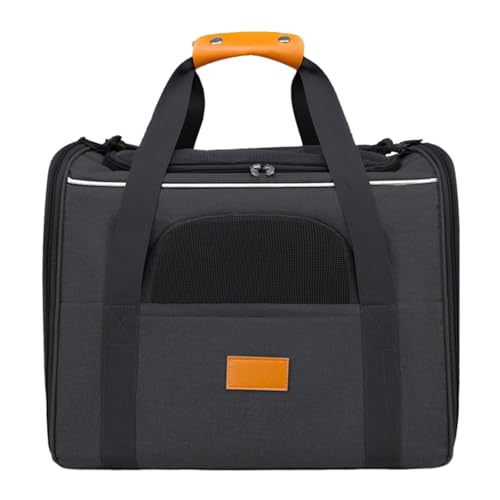 Katzentragetasche, Tiertransportbox mit Einstellbar Schultergurt, Faltbare Transportbox Katze,Hunde Transporttasche, Cat Dog Carrier für kleine bis mittelgroße Katzen und Welpen bis 7 kg (A) von Generic