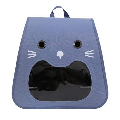 Katzentragetasche, tragbarer Rucksack zum Ausgehen, atmungsaktive Welpen-Tragetasche, tragbar, lächelndes Gesicht, faltbare Haustier-Tragetasche, Katzenbedarf, Haustier-Reisetasche für Katzentragetasche, tragbarer Rucksack zum Ausgehen, atmungsaktive Welpen-Tragetasche, tragbar, lächelndes Gesicht, faltbare Haustier-Tragetasche, Katzenbedarf, Haustier-Reisetasche für von Generic