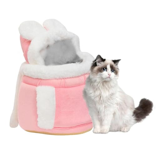 Katzentransportbox - Katzentransporttasche für Haustiere | Niedliche Katzentransportbox mit Doppel-Taschen-Design, bequemes Vorderpaket, bequeme Transportbox für Reisen Katzentransportbox - Katzentransporttasche für Haustiere | Niedliche Katzentransportbox mit Doppel-Taschen-Design, bequemes Vorderpaket, bequeme Transportbox für Reisen von Generic