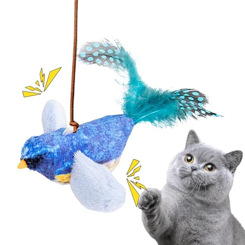 Katzenvogelspielzeug, Vogelkatzenspielzeug für Indoor-Katzen, Trainingsspielzeug für kleine Katzen | Spielzeug für Katzen, Vögel, Zitschern, realistisches Kätzchenspielzeug, Spielzeug zum Kauen Katzenvogelspielzeug, Vogelkatzenspielzeug für Indoor-Katzen, Trainingsspielzeug für kleine Katzen | Spielzeug für Katzen, Vögel, Zitschern, realistisches Kätzchenspielzeug, Spielzeug zum Kauen von Generic