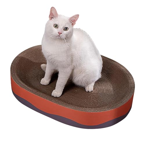 Katzenwellbett, Kratzunterlage für Katzen - Kratzpad aus Wellpappe - Kratzbrett für Katzen mit hoher Dichte, verschleißfeste Kratzbretter zum Krallenschleifen Katzenwellbett, Kratzunterlage für Katzen - Kratzpad aus Wellpappe - Kratzbrett für Katzen mit hoher Dichte, verschleißfeste Kratzbretter zum Krallenschleifen von Generic
