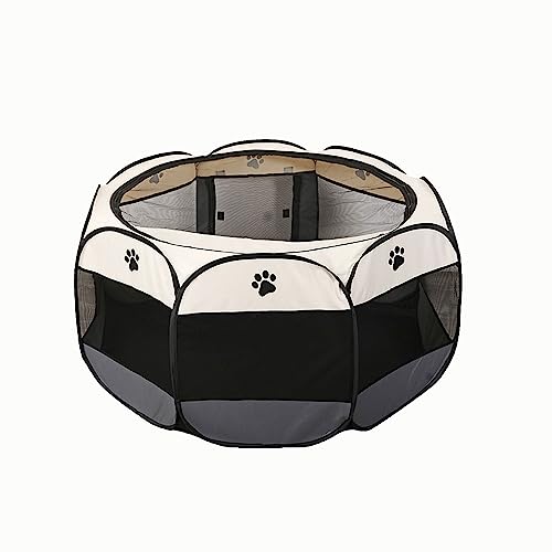 Katzenzelt Outdoor aus Oxford-Stoffmaterial, Staubdicht und Atmungsaktiv, Design von Rolltoren,Faltbarer Katzenzelt Outdoor, Geeignet Pour Welpen, Hunde, Katzen, Häschen (Color : Beige Color, Size : Katzenzelt Outdoor aus Oxford-Stoffmaterial, Staubdicht und Atmungsaktiv, Design von Rolltoren,Faltbarer Katzenzelt Outdoor, Geeignet Pour Welpen, Hunde, Katzen, Häschen (Color : Beige Color, Size : von Generic