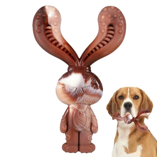 Kauspielzeug für Hunde – interaktives Kauspielzeug aus Gummi für Welpen | robuster und quietschender Kauknochen, ungiftig, interaktives Spielzeug für die Zahnreinigung, für Tai-Hunde Kauspielzeug für Hunde – interaktives Kauspielzeug aus Gummi für Welpen | robuster und quietschender Kauknochen, ungiftig, interaktives Spielzeug für die Zahnreinigung, für Tai-Hunde von Generic
