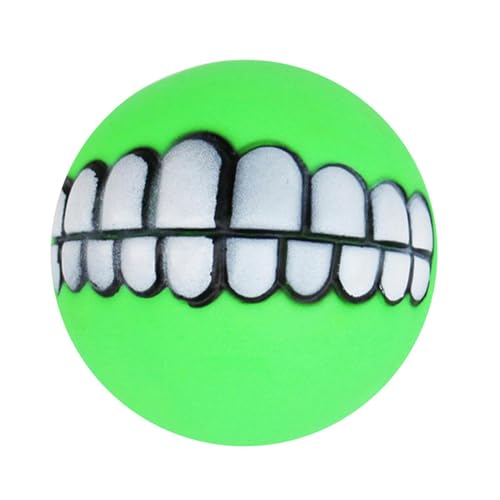 Kauspielzeugball für Hunde, quietschende Welpenspielzeugbälle | Quietschende Beißbälle für Hunde | Kaugeräuschball zum Zahnen, bissfest, sicheres PVC für kleine bis große Hunde Kauspielzeugball für Hunde, quietschende Welpenspielzeugbälle | Quietschende Beißbälle für Hunde | Kaugeräuschball zum Zahnen, bissfest, sicheres PVC für kleine bis große Hunde von Generic