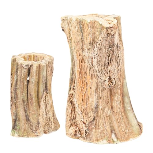 Kaustäbchen für Chinchilla - Kauspielzeug aus Holz, Kauspielzeug für Kaninchen, 2er Pack Kaustangen für Natur | Molarenspielzeug Pflege von Generic