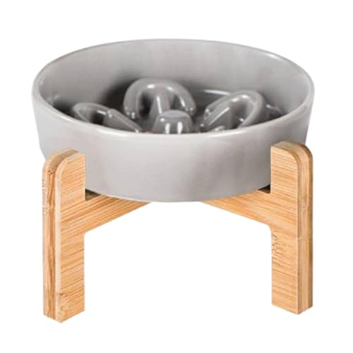 Keramik Katzenschale - Überflutungsfestes Hundegeschirr, Langsamer Feeder, rutschfester Haustierfutter, Katzenfütterung Schale, Haustier-Artikel, Hunde, Keramik Katzenschale - Überflutungsfestes Hundegeschirr, Langsamer Feeder, rutschfester Haustierfutter, Katzenfütterung Schale, Haustier-Artikel, Hunde, von Generic