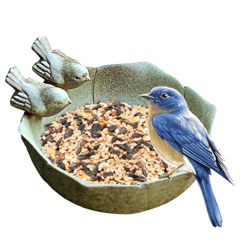Keramik-Vogelfutterschalen, Vogeltränke, Vogelfutterschale zum Anlocken von Vögeln, Wassertrog, Vogelbecken & Gartendekoration, Vogelfutterschale, Wasserbäder für draußen Keramik-Vogelfutterschalen, Vogeltränke, Vogelfutterschale zum Anlocken von Vögeln, Wassertrog, Vogelbecken & Gartendekoration, Vogelfutterschale, Wasserbäder für draußen von Generic