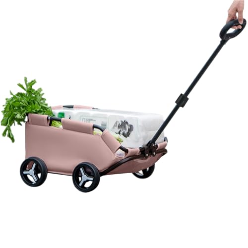 Kinderwagen für kleine Haustiere – Faltbarer Transportwagen für Hunde und Katzen | Leichtes Design, hervorragende Atmungsaktivität, bequemes Gehen, tragbare Transportbox für Haustiere von Generic