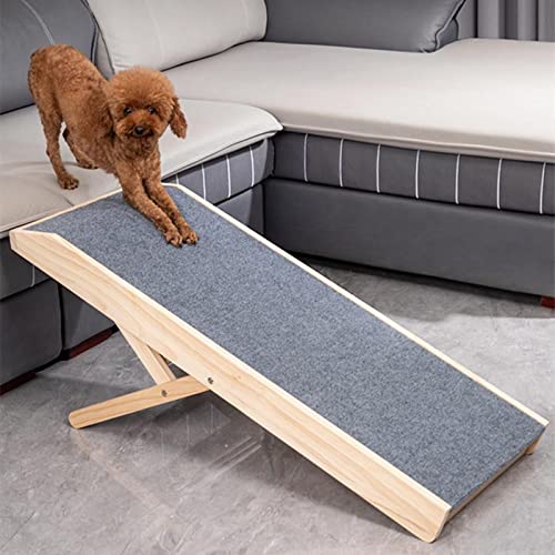 Klappbare Hundetreppe für hohe Betten/Couch, 15 18 20 Zoll hoch, Holz-Haustierrampe für kleine, mittelgroße und große Hunde, verstellbare Höhe und Teppichzugang, Klappbare Hundetreppe für hohe Betten/Couch, 15 18 20 Zoll hoch, Holz-Haustierrampe für kleine, mittelgroße und große Hunde, verstellbare Höhe und Teppichzugang, von Generic