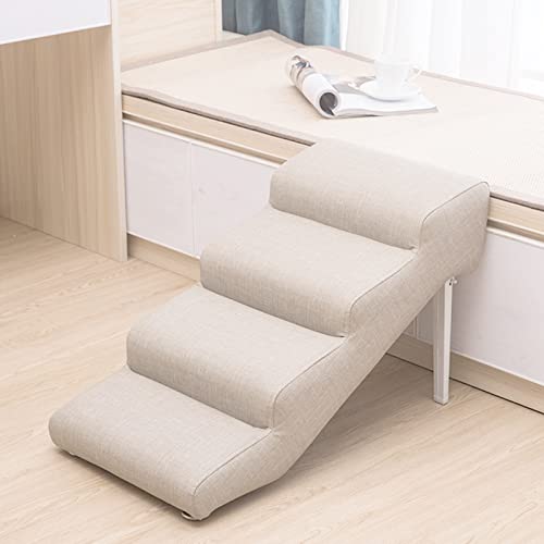 Klappbare Hundetreppe für hohe Betten und große Hunde, 4-stufige Hunderampe für Couch, mittelgroße Hunde und Katzen, Haustiertreppe für drinnen und draußen zu Hause oder auf Reisen, Tragkra Klappbare Hundetreppe für hohe Betten und große Hunde, 4-stufige Hunderampe für Couch, mittelgroße Hunde und Katzen, Haustiertreppe für drinnen und draußen zu Hause oder auf Reisen, Tragkra von Generic