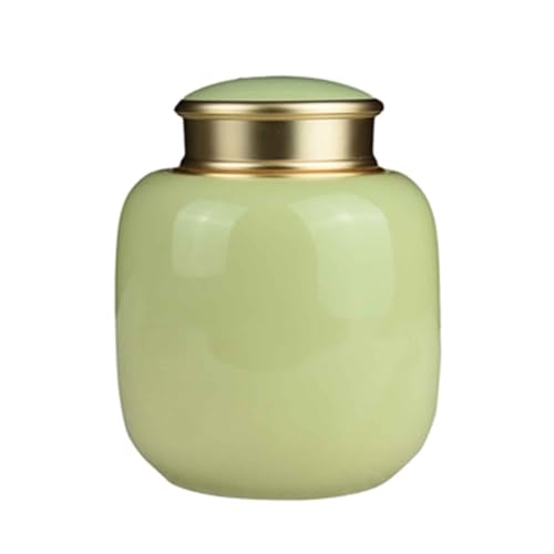 Kleine Hunde Urne Hund Urnen Mini Urne Katze Tierurnen Für Hunde Tierurne Bestattung Katzenurne Doppelter Deckel Innen Und Außen Gewindedesign Für Gute Abdichtung (Yellow,650 ml) von Generic