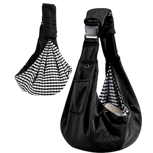 Kleine Hundetragetasche,Hundetragetasche - Verstellbare, freihändige Tasche für Hunde | Sicherer Umhängetaschenträger mit Verstellmöglichkeit. Riemen- und Reißverschlusstasche, Anti-Fall-Design für Hu Kleine Hundetragetasche,Hundetragetasche - Verstellbare, freihändige Tasche für Hunde | Sicherer Umhängetaschenträger mit Verstellmöglichkeit. Riemen- und Reißverschlusstasche, Anti-Fall-Design für Hu von Generic
