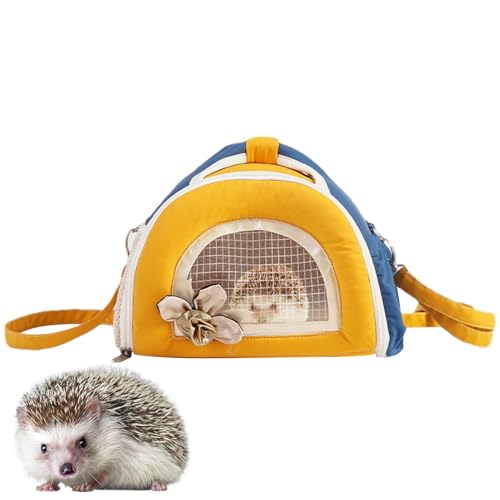 Haustierträger - Chinchilla Reiseträger, Meerschweinchen Träger, Reise Kleine Tierträgertasche, Tragekäfig für Vogel Kaninchen, Eichhörnchen atmungsaktive Tasche von Generic