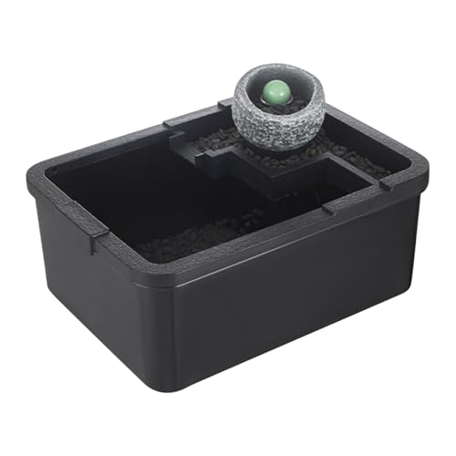 Kleines Aquarium, Landschaftsbecken für Schildkröten, Desktop-Hydrokultur-Aquarien mit USB-Pumpe und Licht für Schlafzimmer, Schreibtisch, Quallen, Bücherregal, Krankenhaus, Aquaponik, Riffgarnelen Kleines Aquarium, Landschaftsbecken für Schildkröten, Desktop-Hydrokultur-Aquarien mit USB-Pumpe und Licht für Schlafzimmer, Schreibtisch, Quallen, Bücherregal, Krankenhaus, Aquaponik, Riffgarnelen von Generic