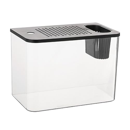 Kleines Aquarium | Klares Aquarium-Set | Aquarium-Becken-Set | Aquarium-Starter-Set, transparentes Acryl-Aquarium und Reinigungssystem für die Tischdekoration von Generic