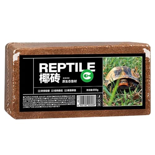 Kokosnussziegel für Haustiere, Kokosfasersubstrat, Reptiliensubstrat Brick Coco Coir Einstreu für Reptilien, Natürliches Husk-Einstreu-Feuchtigkeitssubstrat für Schildkröten, Schlangen und grabende Ti Kokosnussziegel für Haustiere, Kokosfasersubstrat, Reptiliensubstrat Brick Coco Coir Einstreu für Reptilien, Natürliches Husk-Einstreu-Feuchtigkeitssubstrat für Schildkröten, Schlangen und grabende Ti von Generic